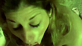 sexy milf deepthroats husbands huge cock swallows cumshot pov