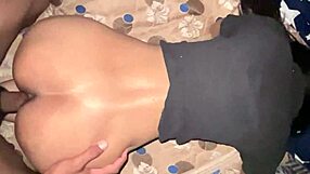 boss sneaks big cock into horny indian maid pussy for squirting ride