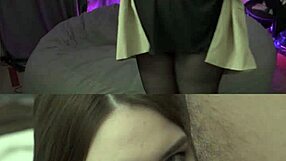 curvy fat cutie strips with dirty talk undressing clothes ripped on double screen