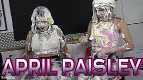 Pornstar Creampie Trivia Challenge with Skinny Milf