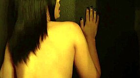 French femdom brunette bends over in bathroom pov, will you obey her instructions?