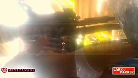 Kassandra dances hot and flashes her wet pussy for fans