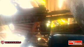 Kassandra dances hot and flashes her wet pussy for fans