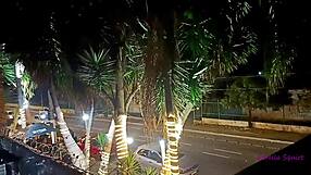 She couldn't resist taking big black cock doggystyle in front of everyone as curvy blonde squirts wildly