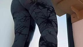 Perfect round ass conceals steamy workout secrets