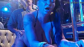 Ever wonder how this milf takes anal creampie after blowjob on her big tits from a voyeur view?