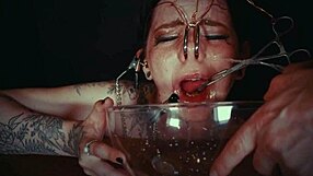 garage emo goth teen whore bound crying punished rough bdsm tied face piss extreme submission