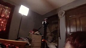 Redhead Stepmom Facefucked Roughly by Friend over Debt