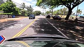 we cruise east oahu in the car chatting about mature milf sexual experiences and casting ideas