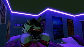 so this demon corners a sexy shark girl for a wild furry monster quickie sex romp in roblox