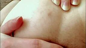 damn this russian teen student in black stockings fingers her tight pussy and gaping anus close up