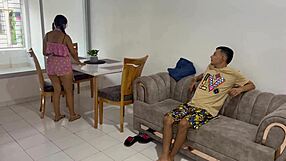 Stepsister Fucked While Cleaning House