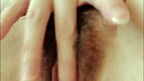 damn this russian teen student in black stockings fingers her tight pussy and gaping anus close up