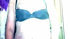 transexual with juicy tits gets super hot and ready