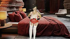 Granny Red Riding Hood Begs for DP Fuck and Creampie Now