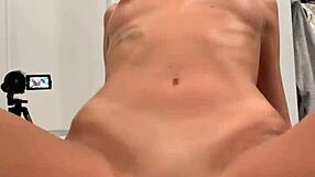 our college date night with emma hix and brad newman turns into deepthroat petite teen bareback sex