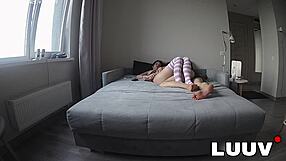 alice and lucien capture their early morning bedroom fuck on home cam