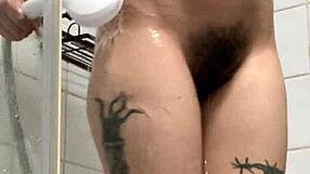 imagine her petite arab body glistening wet under shower streams teasing her tight holes