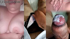 ex's tight wet pussy masturbation view makes my small cock throb for sneaky handjob relief