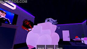 futa chills intimately with schoolgirl right in her home