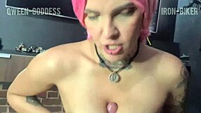 babe strips teases then balls deep blowjobs cum swallow