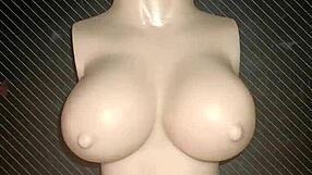 Dolly Begs for Anal Pounding While Squeezing Small Tits