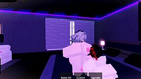 futa chills intimately with schoolgirl right in her home