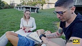 RIMJOB on BLONDE NERD ASS looks SO FUCKING TASTY!