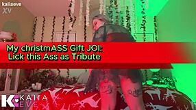 worship this fat goddess ass for christmas lick my huge asshole now tribute!