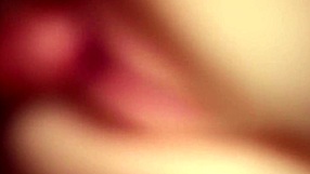 Double penetration stretches her shaved big pussy before cumshot closeup