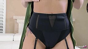 Blonde cougar wife cheats hard in stockings deepthroat doggystyle facial bliss