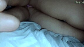 Young Latina's Tight Pussy Under Covers Revealed