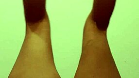 my wife strips naked for workout spreads hairy pussy wide open part 1