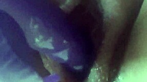 Morning pussy play after creampie dildo wet german solo