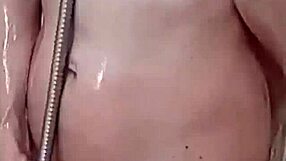 Spying on Milf Neighbor Shower Cumshot?