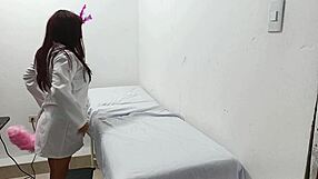 my heart races as doctor fox tail fucks herself deep with dildo