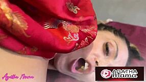 damn this brazilian milf's big ass takes bbc anal toys atm and squirts 😈