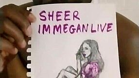 Thinking of romantic sketching to worship her beauty for free