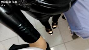 viral mexicana cop BENDS OVER for creampie to skip ticket