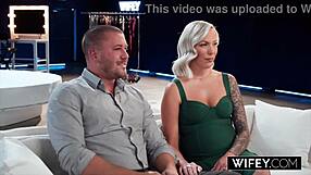 Blonde Hotwife Candice Clings to Hubby During Monster BBC Thrusts