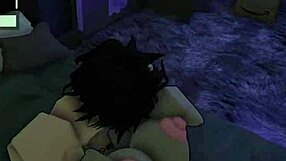 Busty Slut Begs Hard Fuck and Creampie Ride in Roblox