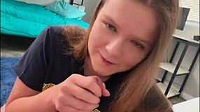 exchange student ava marina sneaks dorm fucks after teasing classmates