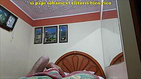 husband offers his submissive latina wife as prostitute to fat mature friend for cash