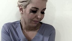 i tongue this blonde teen whore's small tits till she squirts