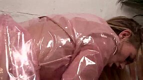 i got fucked wearing just my raincoat shaved pussy taking every thrust