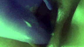 Morning pussy play after creampie dildo wet german solo