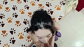 Follo duro a mi hermanastra doggystyle hasta creampie pov en espanol!