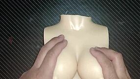 Dolly Begs for Anal Pounding While Squeezing Small Tits