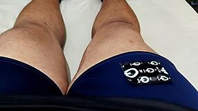 ex's tight wet pussy masturbation view makes my small cock throb for sneaky handjob relief