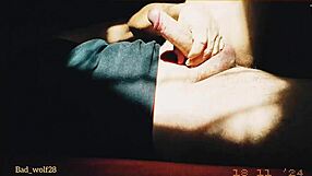 Bad Wolf28 Gives Sensual Handjob to Muscular Bodybuilder's Monster Cock at Outdoor Sunset